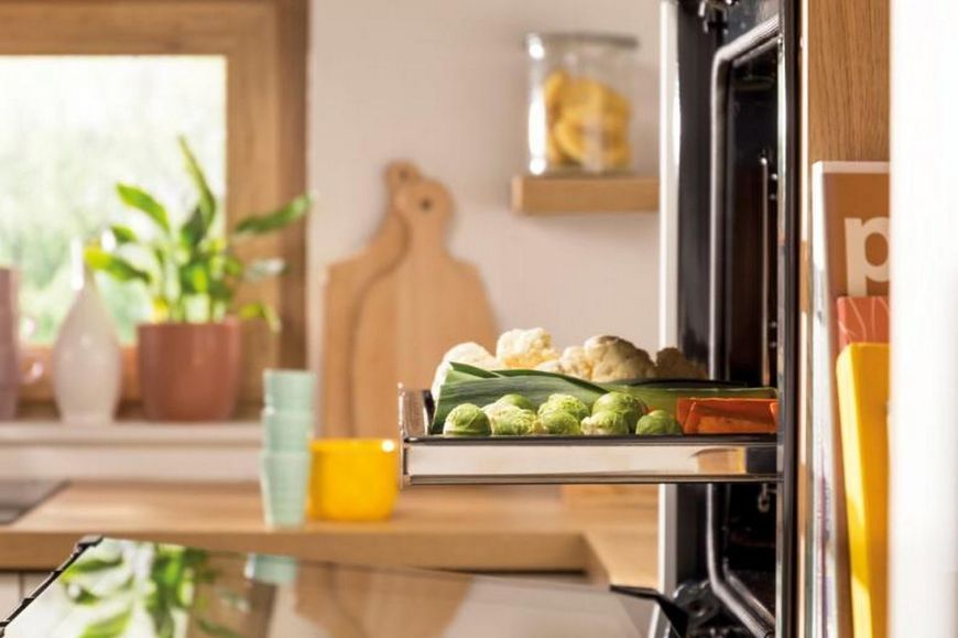 Духова шафа Gorenje електрична, 77л, A+, дисплей, ф-я без додавання жиру, чорний (BOSX6737E13BG) 373036 фото