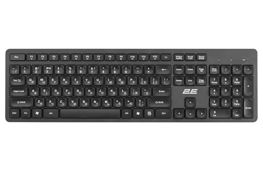 Комплект клавіатура та миша 2E MK420 WL, EN/UK, чорний (2E-MK420WB_UA) 363684 фото