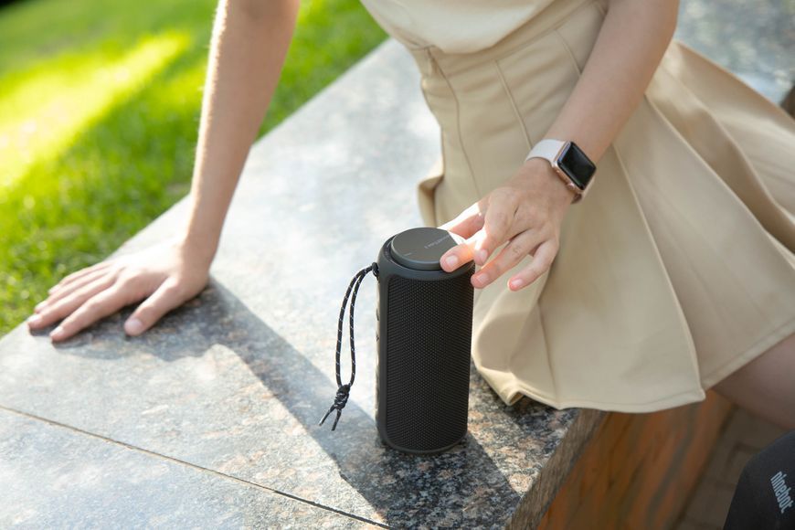 Акустична система 2E SoundXTube2 TWS, MP3, Wireless, Waterproof Black (2E-BSSXT2WBK) 363983 фото