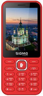 Телефон Sigma Mobile X-Style 31 Type-C Power Red 262585 фото