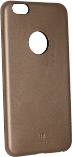 Чохол-накладка iPhone 6-Plus Baseus Thin leather Case Gold 60605 фото