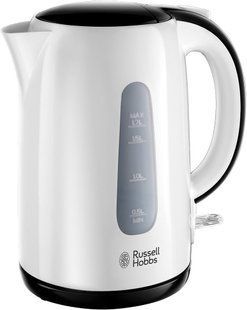 Електрочайник Russell Hobbs My Breakfast 1.7л, пластик, біло-чорний (25070-70) 363555 фото