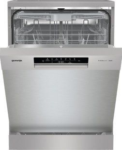 Посудомийна машина Gorenje, 16компл., A+++, 60см, дисплей, 3 кошика, AquaStop, сірий (GS643D90X) 374591 фото