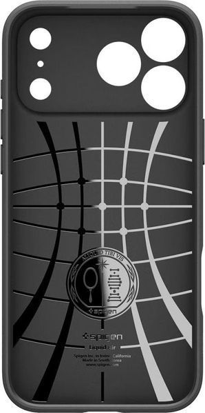 Чохол Spigen для iPhone 17 Pro, Liquid Air, Matte Black (ACS10331) 395522 фото