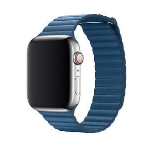 Magnetic Leather Loop For Apple Watch 38/40 mm Cape Blue 188278 фото