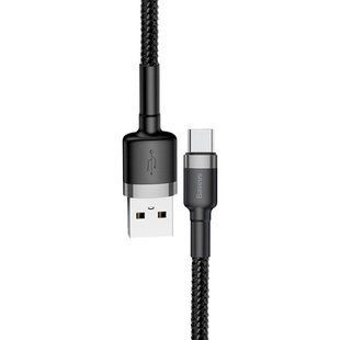 Кабель Baseus Cafule Micro 2.4A 0.5 М (CAMKLF-AG1) G-Black 252258 фото