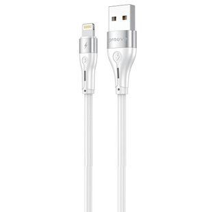 Кабель Proove Soft Silicone USB to Lightning 2.4A (2m) white (CCSO20001122) 388078 фото