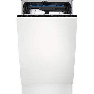 Посудомийна машина Electrolux вбудована, 10компл., D, 45см, дисплей, інвертор, 3й кошик, чорний 398662 фото