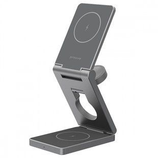 Бездротовий зарядний пристрій Proove Titan Volt 3 in 1 (WSTV15000003) Grey 288173 фото
