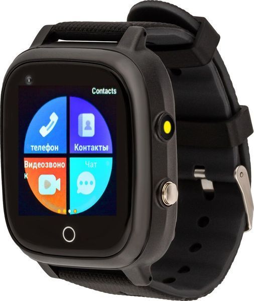 Дитячий смарт-годинник AmiGo GO005 4G WIFI Thermometer Black 188762 фото
