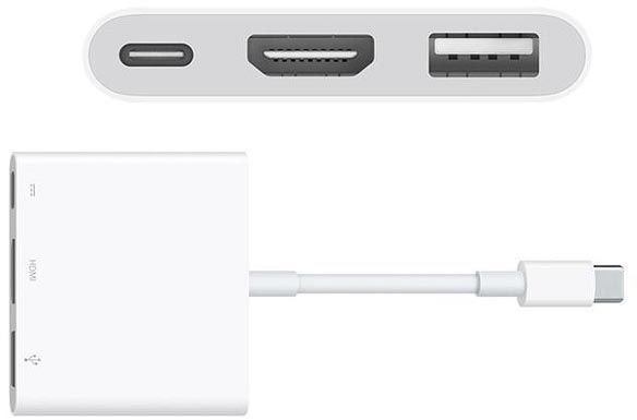 USB кабель Apple USB-C Digital AV Multiport Adapter MUF82 140320 фото