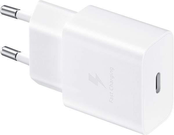 Зарядний Пристрій Samsung 15W Power Adapter (w C to C Cable) EP-T1510XWEGEU / Біла 308798 фото