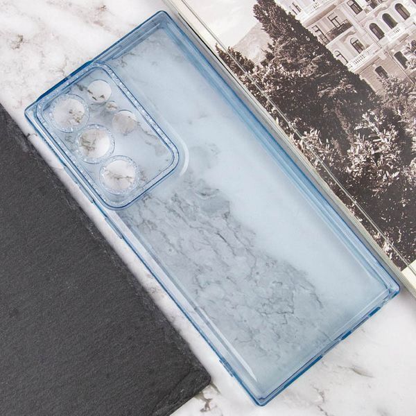 Чохол TPU Starfall Clear для Samsung Galaxy S23 Ultra Блакитний 270393 фото