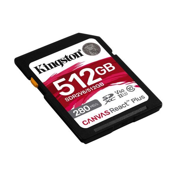 Карта пам'яті Kingston SD 512GB C10 UHS-II U3 R280/W150MB/s (SDR2V6/512GB) 368839 фото