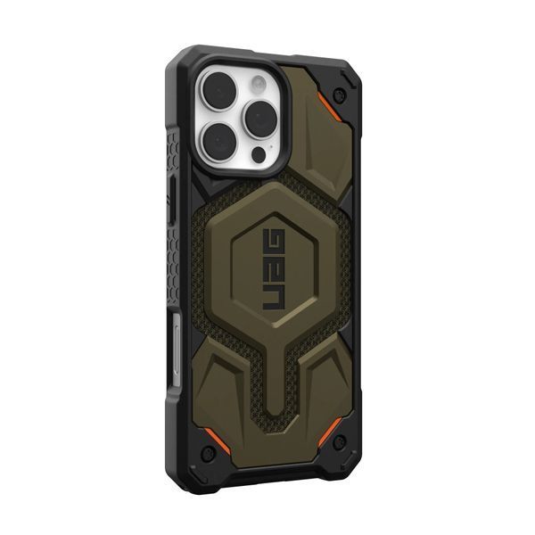 Чохол UAG для iPhone 16 Pro Max, Monarch Pro Magsafe, Kevlar Element Green (11445711397B) 361719 фото