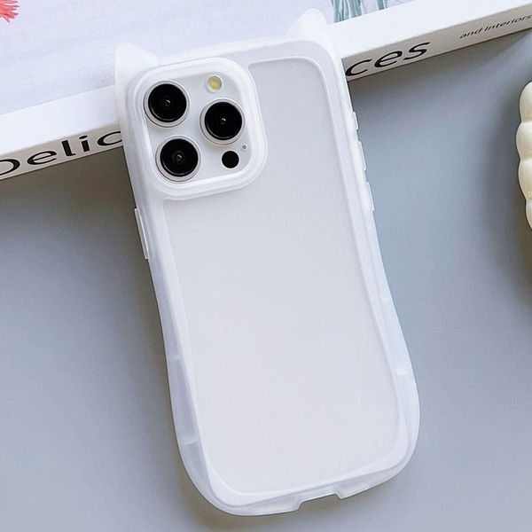 Чохол TPU Cat для Apple iPhone 15 Pro (6.1") Transparent 357642 фото
