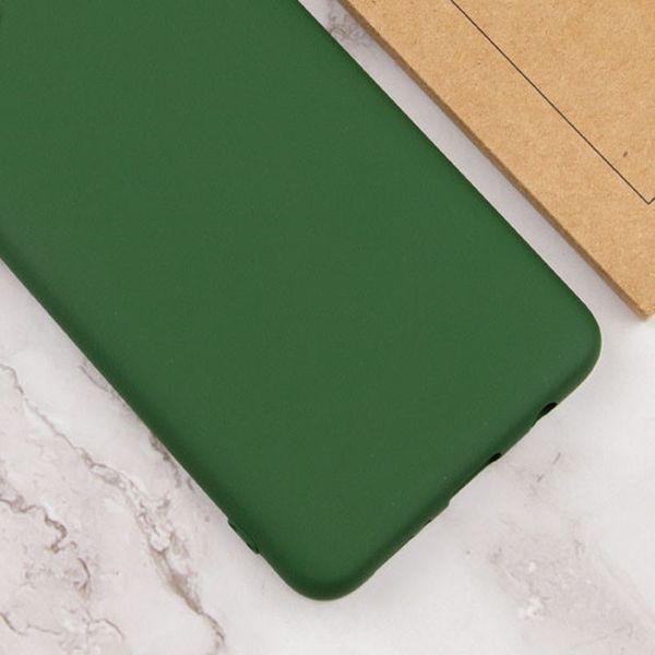 Чохол TPU GETMAN Liquid Silk Full Camera для Xiaomi Redmi Note 12S Зелений / Dark green 354349 фото