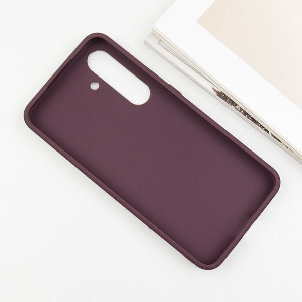 TPU чохол Bonbon Metal Style для Samsung Galaxy S23+ Бордовий / Plum 264766 фото