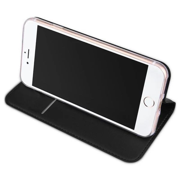 Чохол-книжка Dux Ducis з кишенею для візиток для Apple iPhone 7 / 8 / SE (2020) (4.7") Чорний 276497 фото