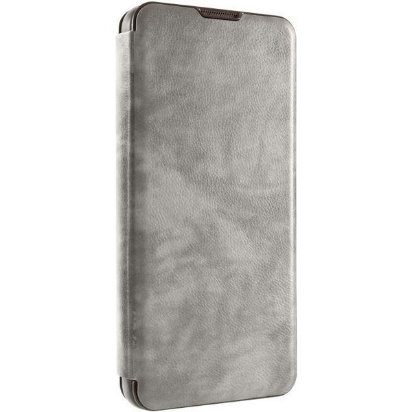 Шкіряний чохол-книжка Belora для Xiaomi Redmi Note 10 / Note 10s Gray 405935 фото