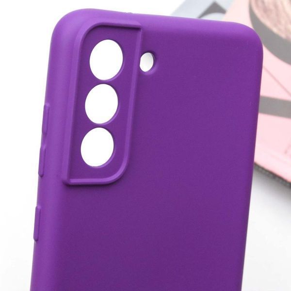 Чохол TPU GETMAN Liquid Silk Full Camera для Samsung Galaxy S22+ Фіолетовий / Purple 397568 фото