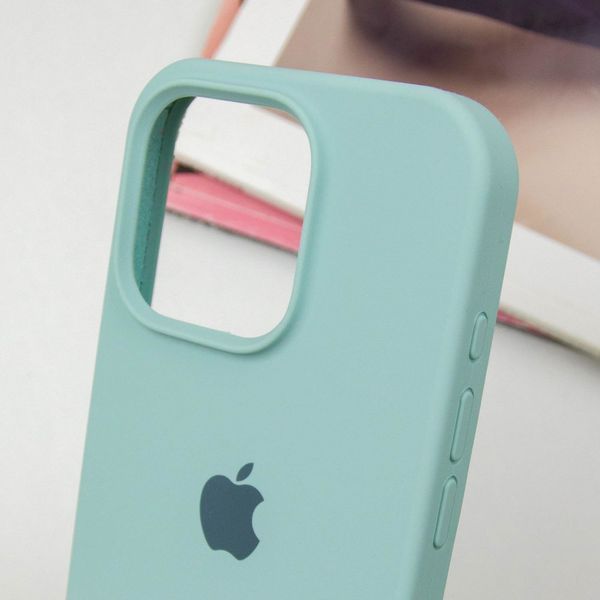 Чохол Silicone Case Full Protective (AA) для Apple iPhone 13 Pro (6.1") Бірюзовий / Beryl 215791 фото