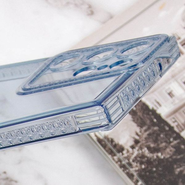 Чохол TPU Starfall Clear для Samsung Galaxy S23 Ultra Блакитний 270393 фото