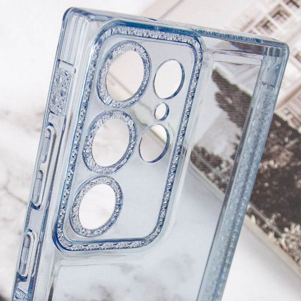 Чохол TPU Starfall Clear для Samsung Galaxy S23 Ultra Блакитний 270393 фото