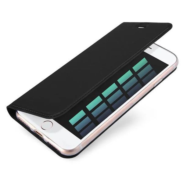 Чохол-книжка Dux Ducis з кишенею для візиток для Apple iPhone 7 / 8 / SE (2020) (4.7") Чорний 276497 фото