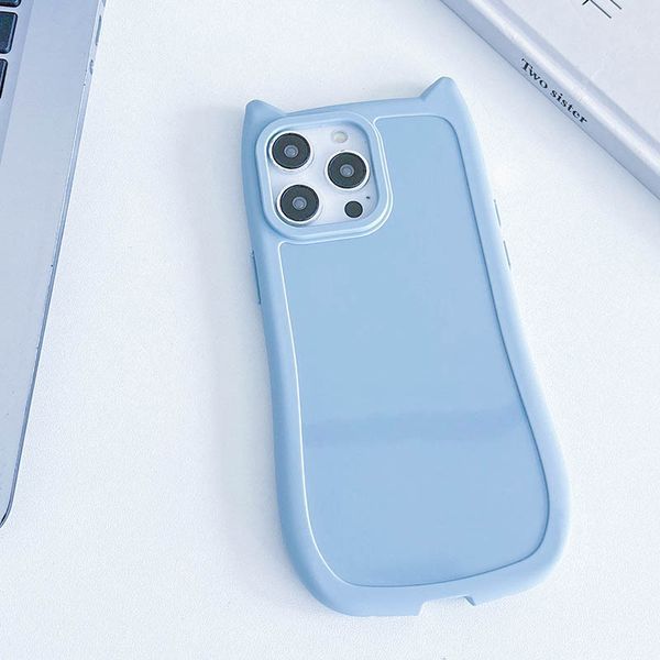 Чохол TPU GETMAN Cat with straps для Apple iPhone 13 Pro Max (6.7") Blue 357592 фото