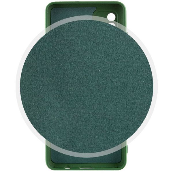 Чохол TPU GETMAN Liquid Silk Full Camera для Xiaomi Redmi Note 12S Зелений / Dark green 354349 фото