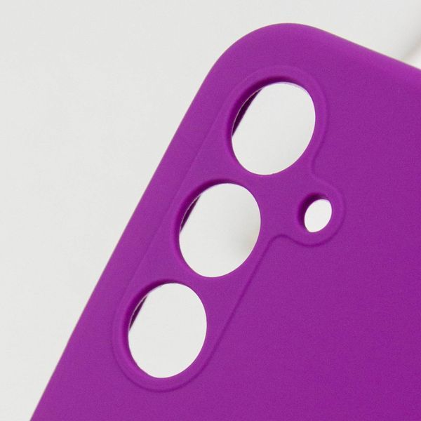 Чохол Silicone Cover Lakshmi Full Camera (AAA) для Samsung Galaxy A56 5G Сливовый / Purple 342140 фото
