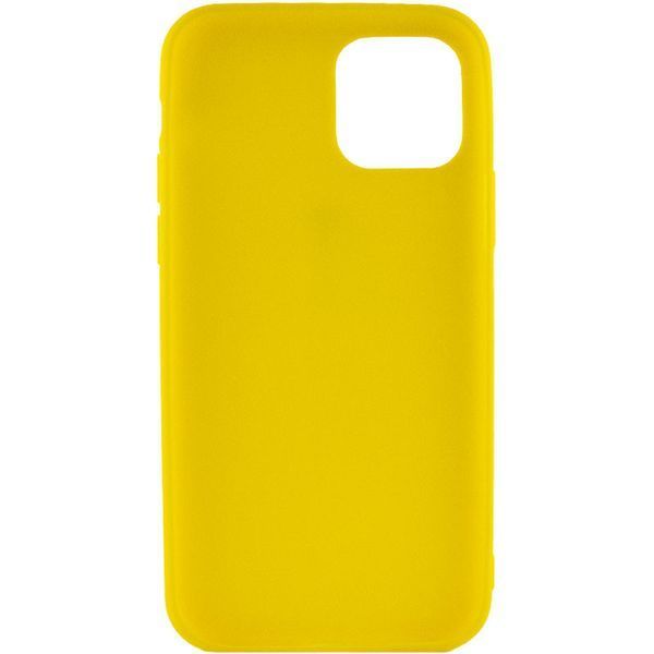 Силіконовий чохол Candy для Apple iPhone 11 Pro Max (6.5") Жовтий 201459 фото