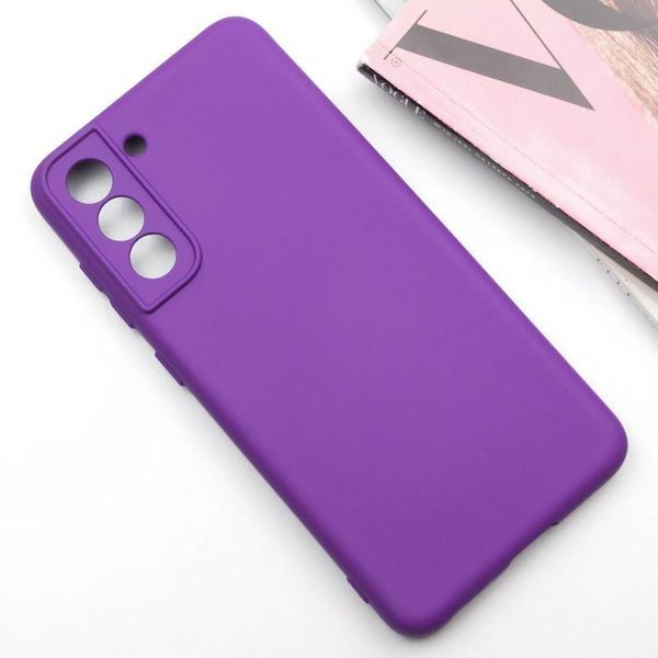 Чохол TPU GETMAN Liquid Silk Full Camera для Samsung Galaxy S22+ Фіолетовий / Purple 397568 фото