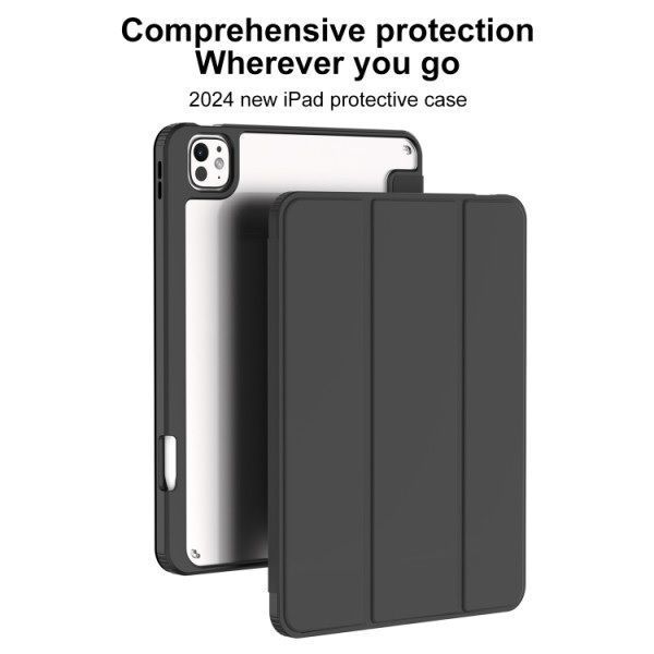 Чохол-книжка iPad Pro 13 (2024) Mutural Pinyue Case Black 381942 фото