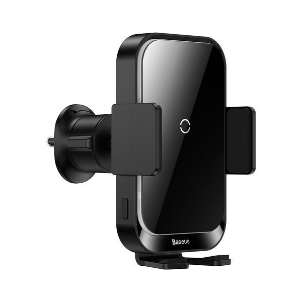 Автомобільний тримач З бездротовою зарядкою Wireless Charger Baseus Halo Electric 15W (black) (SUDD000001) 268630 фото
