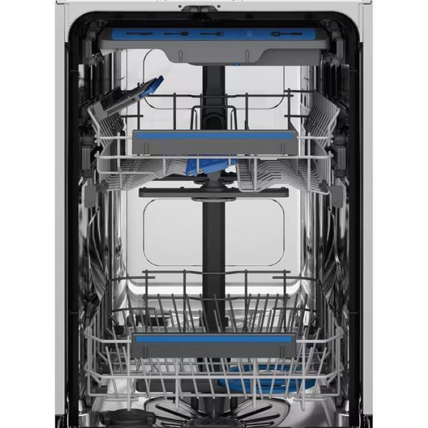 Посудомийна машина Electrolux вбудована, 10компл., D, 45см, дисплей, інвертор, 3й кошик, чорний 398662 фото