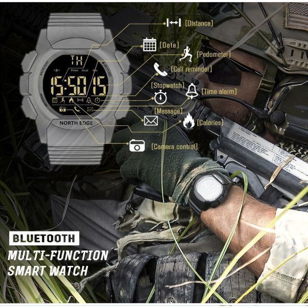 Цифровий Годинник NORTH EDGE AK black 331584 фото