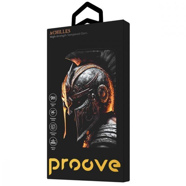 Захисне скло iPhone 15 Pro Max Proove Achilles (PGPAIP15PM01) Black 278388 фото