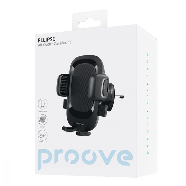 Автомобільний тримач Proove Ellipse Air Outlet Car Mount (CHEC00000001) Black 287200 фото