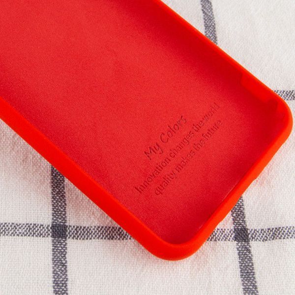 Чехол Silicone Cover My Color Full Protective (A) для Samsung Galaxy A02 Красный / Red 205272 фото