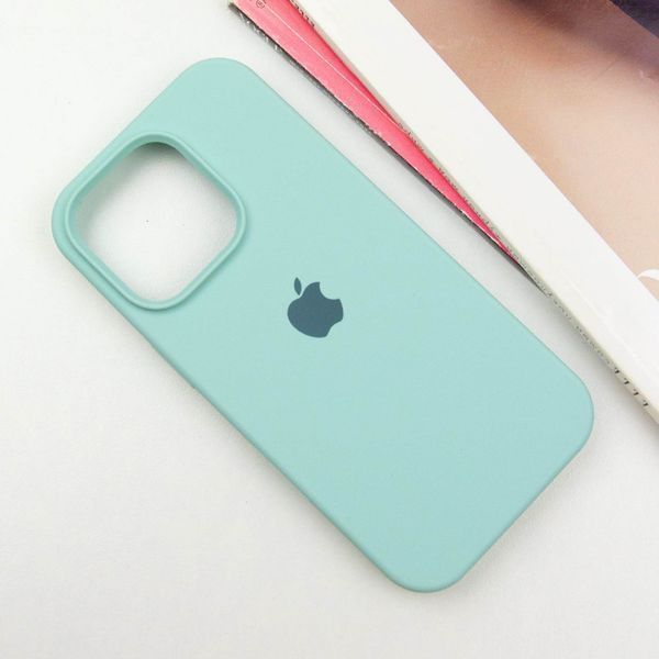 Чохол Silicone Case Full Protective (AA) для Apple iPhone 13 Pro (6.1") Бірюзовий / Beryl 215791 фото