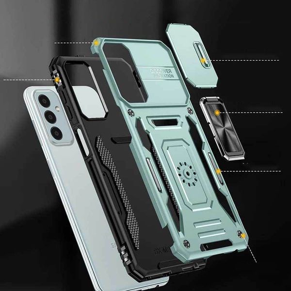 Ударостійкий чохол Camshield Army Ring для Samsung Galaxy A25 5G Зелений / Light Green 317744 фото