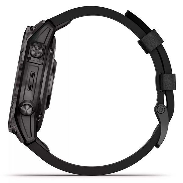 Смарт-годинник Garmin Epix Pro Gen 2 Sapphire 47mm Carbon G. DLC Tit. with B. Leather Band (010-02803-30) 286555 фото