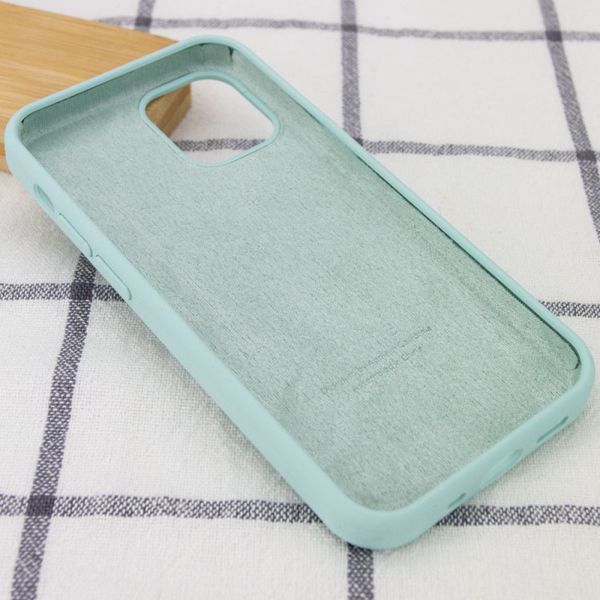 Чохол Silicone Case Full Protective (AA) для Apple iPhone 13 Pro (6.1") Бірюзовий / Beryl 215791 фото