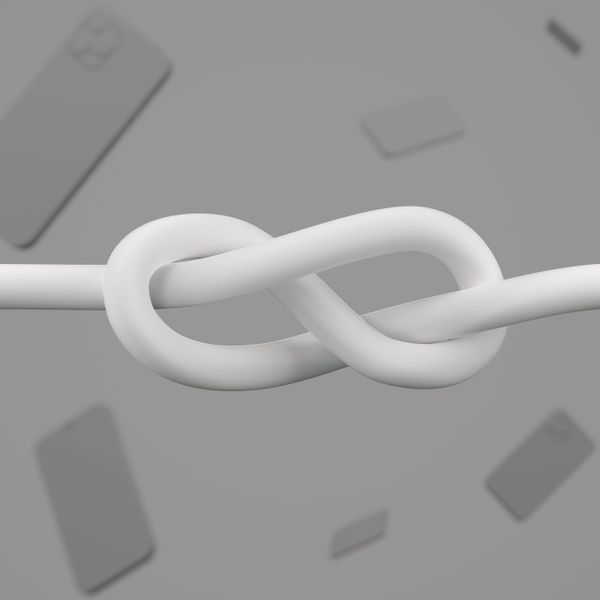 Кабель USB-A > Lightning заряджання/синхронізації Belkin 1м, силіконовий з кліпсою, білий (CAA008BT1MWH) 368190 фото