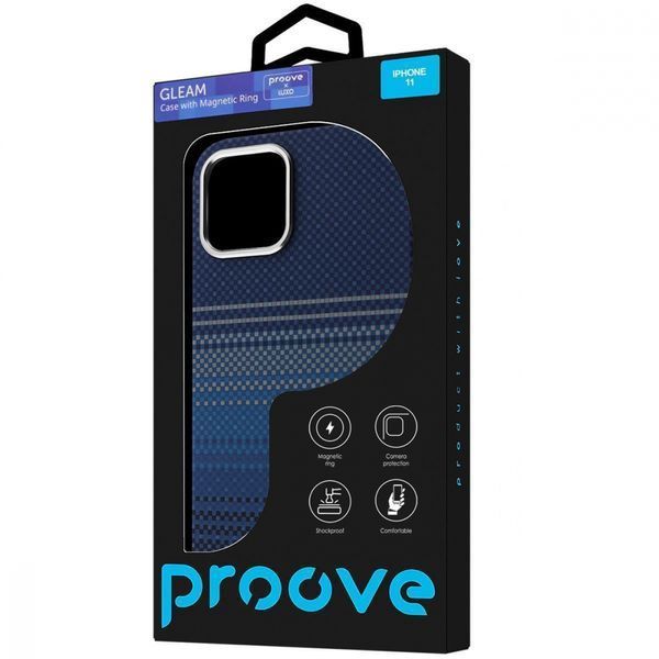 Чохол Proove Gleam Case with Magnetic Ring iPhone 11 silver peak 394961 фото