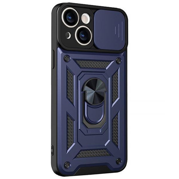 Чохол Ummi Camshield Serge Ring для Apple iPhone 13 (6.1") Синій 390694 фото
