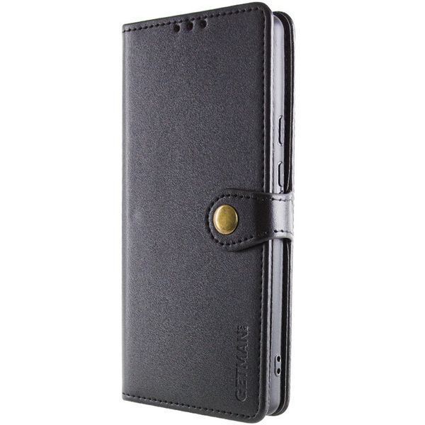 Шкіряний чохол книжка GETMAN Gallant (PU) для Infinix Smart 9 4G / Hot 50i Чорний 358657 фото