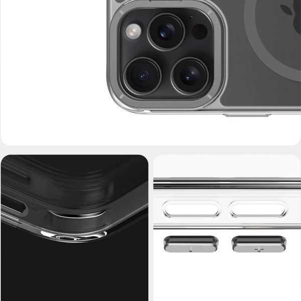 Чохол TPU Space Case Apex with MagSafe для Apple iPhone 16 Pro (6.3") Grey 345820 фото